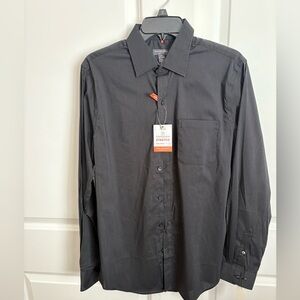 Van Heusen Charcoal Pinstripe Dress Shirt